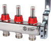 Коллектор отопления STOUT 1"нержа., 13x3/4" с расxодомерами SMS 0917 000013